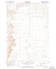Akaska NW South Dakota Historical topographic map, 1:24000 scale, 7.5 X 7.5 Minute, Year 1968
