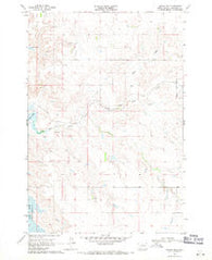Akaska SW South Dakota Historical topographic map, 1:24000 scale, 7.5 X 7.5 Minute, Year 1968