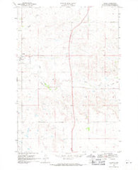 Akaska South Dakota Historical topographic map, 1:24000 scale, 7.5 X 7.5 Minute, Year 1968