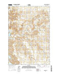 Akaska SW South Dakota Current topographic map, 1:24000 scale, 7.5 X 7.5 Minute, Year 2015