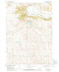 Alcester NE South Dakota Historical topographic map, 1:24000 scale, 7.5 X 7.5 Minute, Year 1968