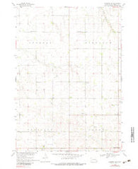 Alcester NW South Dakota Historical topographic map, 1:24000 scale, 7.5 X 7.5 Minute, Year 1968