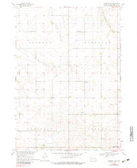 Alcester NW South Dakota Historical topographic map, 1:24000 scale, 7.5 X 7.5 Minute, Year 1968