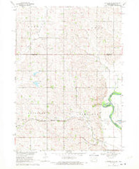 Alcester SE South Dakota Historical topographic map, 1:24000 scale, 7.5 X 7.5 Minute, Year 1968
