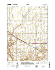Alexandria South Dakota Current topographic map, 1:24000 scale, 7.5 X 7.5 Minute, Year 2015