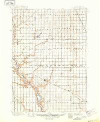 Alexandria South Dakota Historical topographic map, 1:125000 scale, 30 X 30 Minute, Year 1899