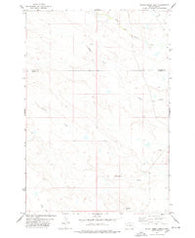 Alkali Creek West South Dakota Historical topographic map, 1:24000 scale, 7.5 X 7.5 Minute, Year 1978