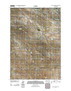 Alkali Creek West South Dakota Historical topographic map, 1:24000 scale, 7.5 X 7.5 Minute, Year 2012