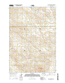 Alkali Creek West South Dakota Current topographic map, 1:24000 scale, 7.5 X 7.5 Minute, Year 2015