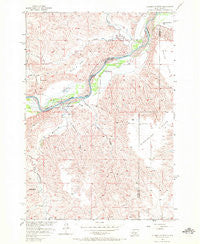Alleman Station South Dakota Historical topographic map, 1:24000 scale, 7.5 X 7.5 Minute, Year 1956