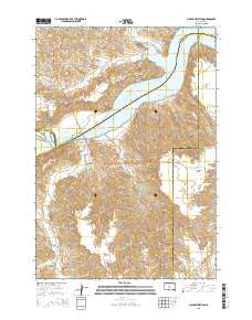 Alleman Station South Dakota Current topographic map, 1:24000 scale, 7.5 X 7.5 Minute, Year 2015