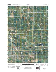 Alpena South Dakota Historical topographic map, 1:24000 scale, 7.5 X 7.5 Minute, Year 2012