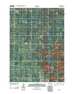 Alsen South Dakota Historical topographic map, 1:24000 scale, 7.5 X 7.5 Minute, Year 2012
