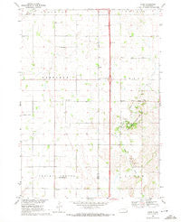 Alsen South Dakota Historical topographic map, 1:24000 scale, 7.5 X 7.5 Minute, Year 1969