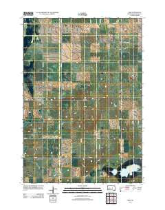 Ames South Dakota Historical topographic map, 1:24000 scale, 7.5 X 7.5 Minute, Year 2012