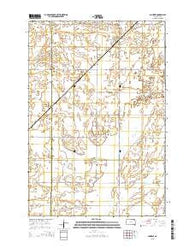 Amherst South Dakota Current topographic map, 1:24000 scale, 7.5 X 7.5 Minute, Year 2015