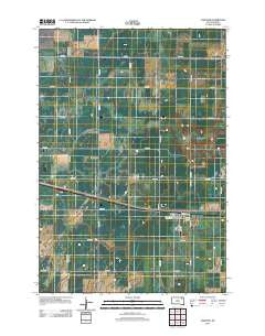 Andover South Dakota Historical topographic map, 1:24000 scale, 7.5 X 7.5 Minute, Year 2012