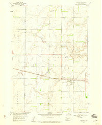 Andover South Dakota Historical topographic map, 1:24000 scale, 7.5 X 7.5 Minute, Year 1958