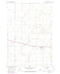 Andover South Dakota Historical topographic map, 1:24000 scale, 7.5 X 7.5 Minute, Year 1958