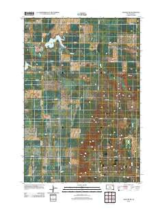 Andover SW South Dakota Historical topographic map, 1:24000 scale, 7.5 X 7.5 Minute, Year 2012