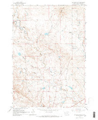 Antelope Butte South Dakota Historical topographic map, 1:24000 scale, 7.5 X 7.5 Minute, Year 1965
