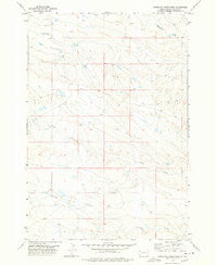 Antelope Creek West South Dakota Historical topographic map, 1:24000 scale, 7.5 X 7.5 Minute, Year 1977