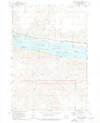 Antelope Island South Dakota Historical topographic map, 1:24000 scale, 7.5 X 7.5 Minute, Year 1973