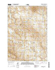 Antelope Butte South Dakota Current topographic map, 1:24000 scale, 7.5 X 7.5 Minute, Year 2015