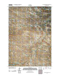 Antelope Creek East South Dakota Historical topographic map, 1:24000 scale, 7.5 X 7.5 Minute, Year 2012