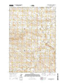 Antelope Creek East South Dakota Current topographic map, 1:24000 scale, 7.5 X 7.5 Minute, Year 2015