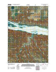 Antelope Island South Dakota Historical topographic map, 1:24000 scale, 7.5 X 7.5 Minute, Year 2012