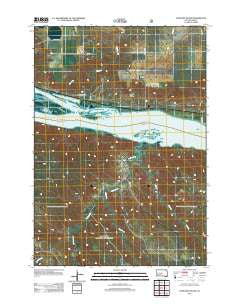 Antelope Island South Dakota Historical topographic map, 1:24000 scale, 7.5 X 7.5 Minute, Year 2012
