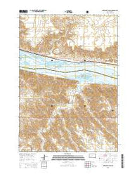 Antelope Island South Dakota Current topographic map, 1:24000 scale, 7.5 X 7.5 Minute, Year 2015
