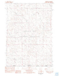 Ardmore SE South Dakota Historical topographic map, 1:25000 scale, 7.5 X 7.5 Minute, Year 1982