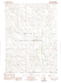 Ardmore South Dakota Historical topographic map, 1:25000 scale, 7.5 X 7.5 Minute, Year 1982