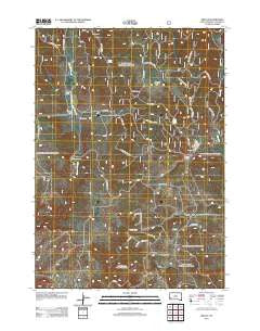 Argyle South Dakota Historical topographic map, 1:24000 scale, 7.5 X 7.5 Minute, Year 2012