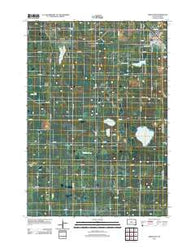 Arlington South Dakota Historical topographic map, 1:24000 scale, 7.5 X 7.5 Minute, Year 2012