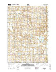 Arlington South Dakota Current topographic map, 1:24000 scale, 7.5 X 7.5 Minute, Year 2015