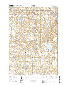 Arlington South Dakota Current topographic map, 1:24000 scale, 7.5 X 7.5 Minute, Year 2015
