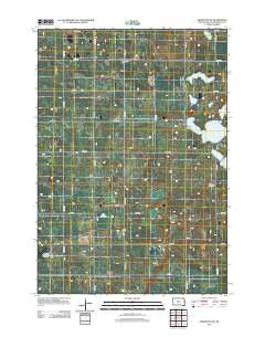 Arlington NE South Dakota Historical topographic map, 1:24000 scale, 7.5 X 7.5 Minute, Year 2012