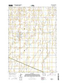 Armour South Dakota Current topographic map, 1:24000 scale, 7.5 X 7.5 Minute, Year 2015