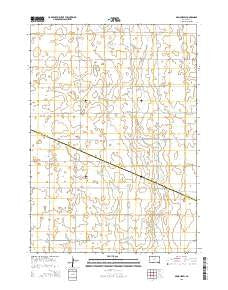 Armour SW South Dakota Current topographic map, 1:24000 scale, 7.5 X 7.5 Minute, Year 2015