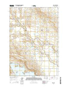 Arpan South Dakota Current topographic map, 1:24000 scale, 7.5 X 7.5 Minute, Year 2015