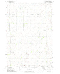 Artesian NW South Dakota Historical topographic map, 1:24000 scale, 7.5 X 7.5 Minute, Year 1971
