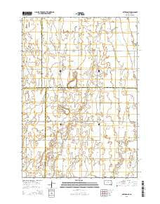 Artesian NE South Dakota Current topographic map, 1:24000 scale, 7.5 X 7.5 Minute, Year 2015