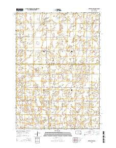 Artesian NW South Dakota Current topographic map, 1:24000 scale, 7.5 X 7.5 Minute, Year 2015