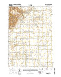 Artichoke Butte South Dakota Current topographic map, 1:24000 scale, 7.5 X 7.5 Minute, Year 2015