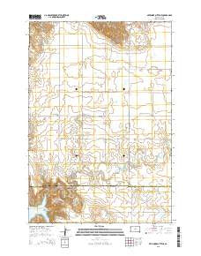 Artichoke Butte NE South Dakota Current topographic map, 1:24000 scale, 7.5 X 7.5 Minute, Year 2015