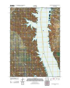 Artichoke Butte NW South Dakota Historical topographic map, 1:24000 scale, 7.5 X 7.5 Minute, Year 2012