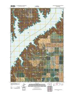 Artichoke Butte SW South Dakota Historical topographic map, 1:24000 scale, 7.5 X 7.5 Minute, Year 2012